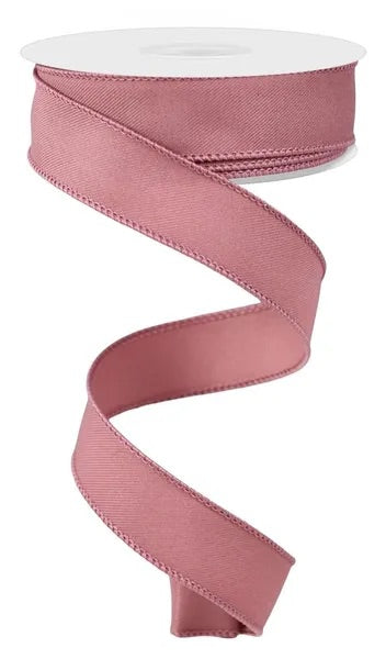Wired Dusty Rose Ribbon