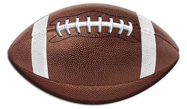 11"L x 6.5"H Football Wreath Sign