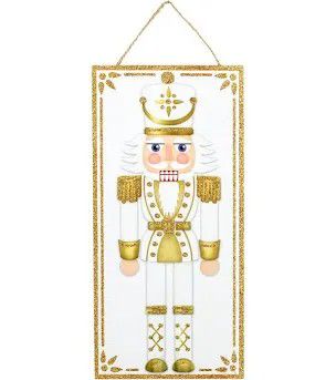 12.5”x6” Nutcracker Wreath Sign