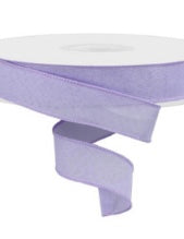 50 Yards - 1.5” Wired Light Purple Linen Ribbon