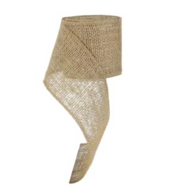 4”x10 Yards Natural Burlap Garland Jute Net