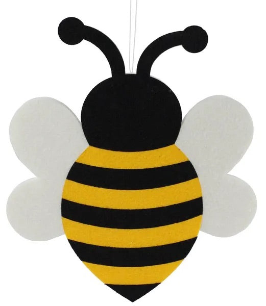 Foam/Felt Bumblebee Decor-8”x6.75”
