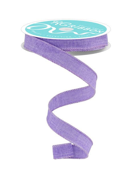 Wired Light Purple Royal Burlap Ribbon-5/8”x10 Yards