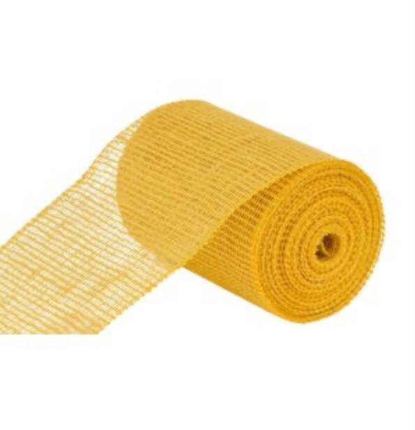 6”x10 Yards Yellow Burlap Garland Jute Net