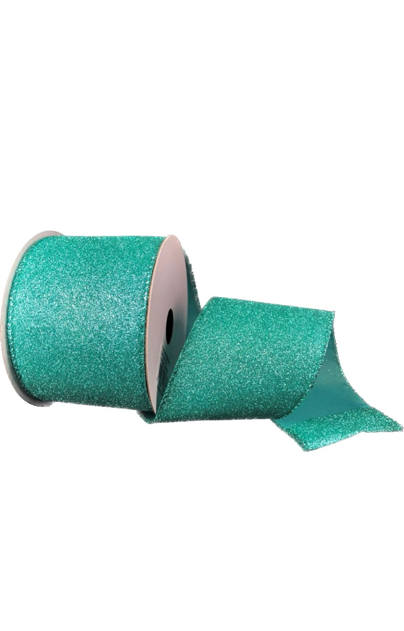 Wired Aqua All Flat Glitter- 2.5”x10 Yards