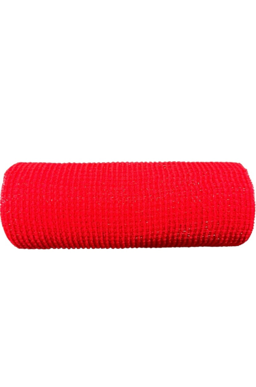 Red Snow Fuzz Mesh-10”x10 Yards