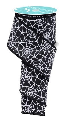 Wired Spider Web Ribbon- 2.5”x10 Yards
