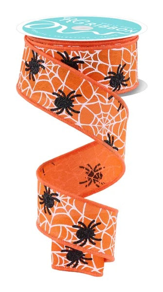 Wired Spider Web Ribbon-1.5”x10 Yards