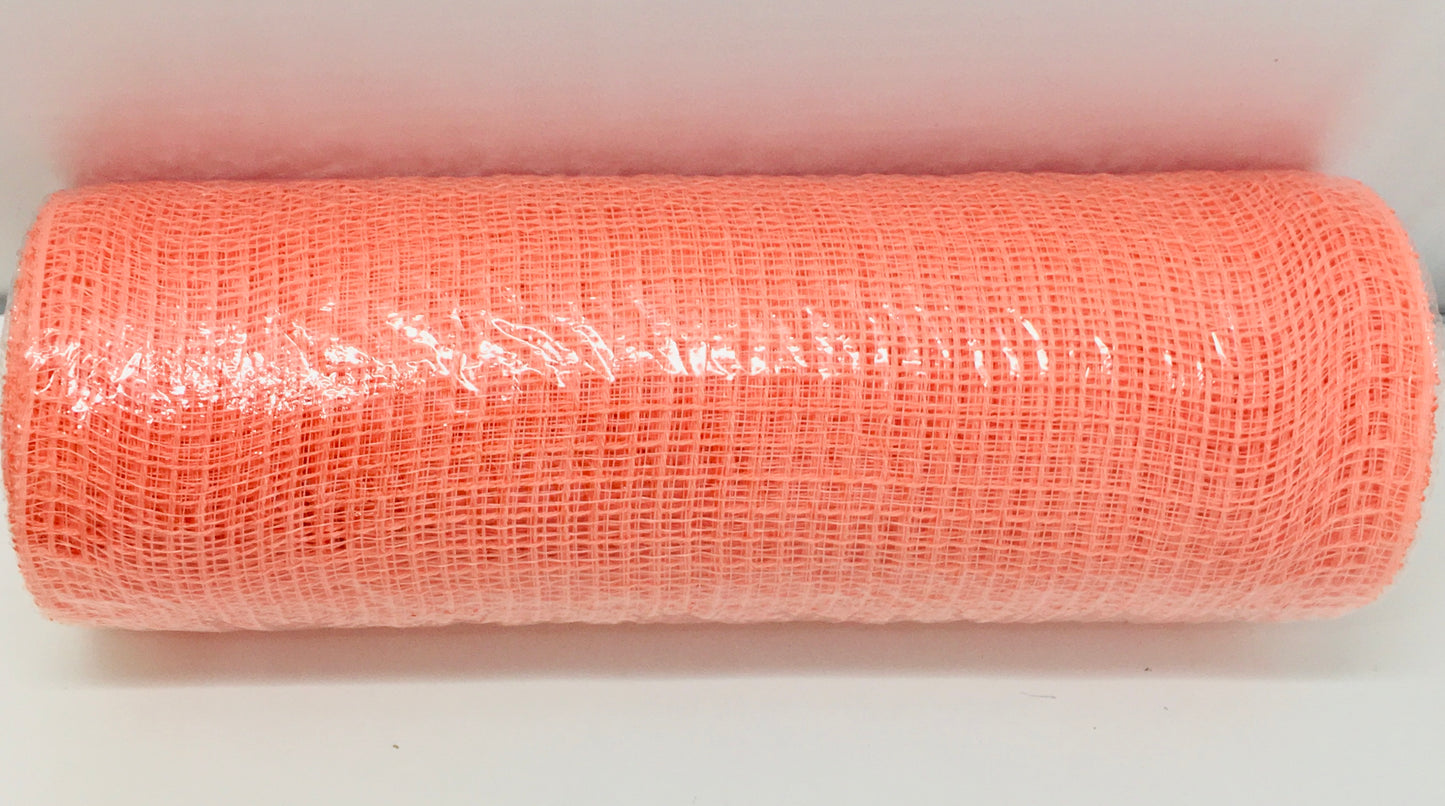 10”x10 Yards - Peach Fabric Mesh