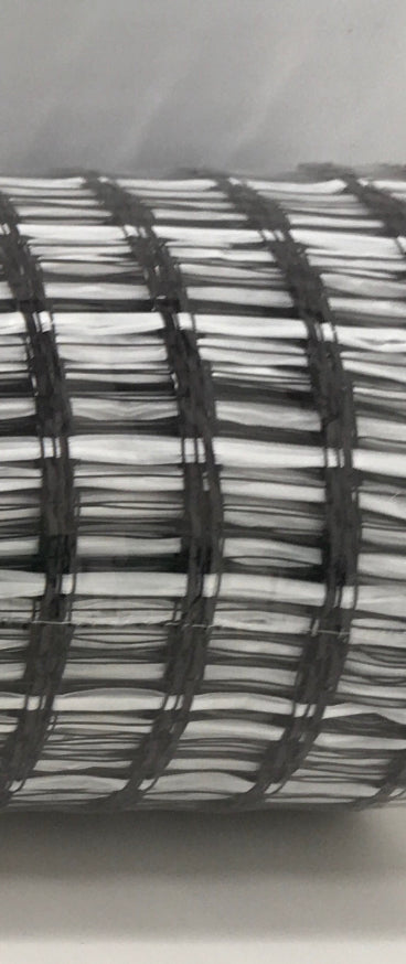 10”x10 Yards - Black and White Wide Weave Mesh