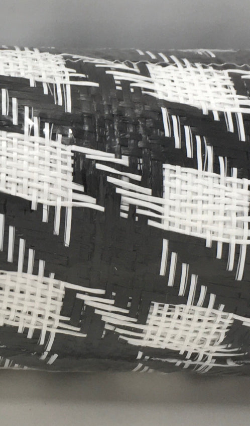 10”x10 Yards Black and White Houndstooth Mesh