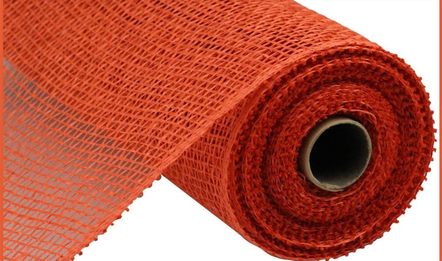 Brick Poly Burlap Mesh-10”x10 Yards