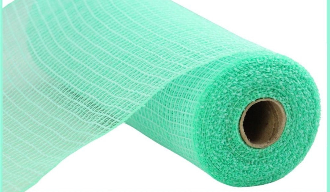 10.5"x10 Yards Mint Green Fabric Mesh