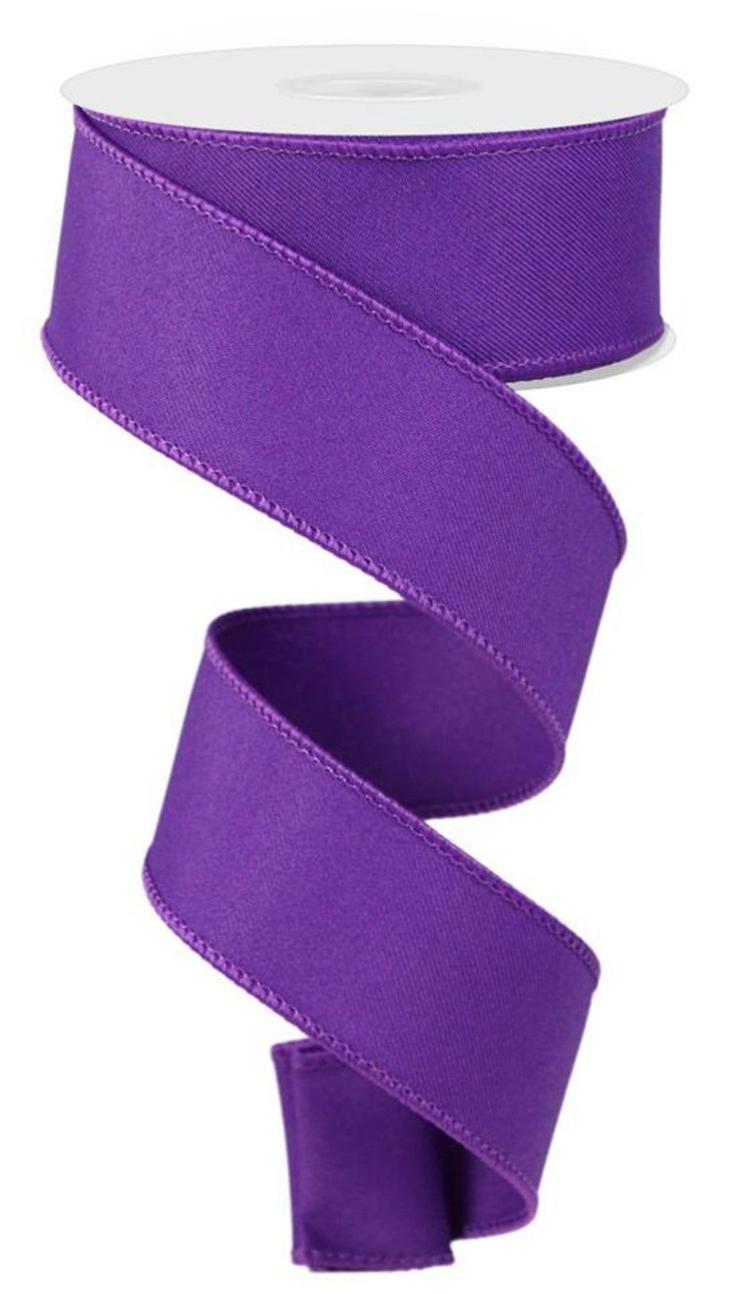 10 Yards - 1.5" Wired Purple Ribbon