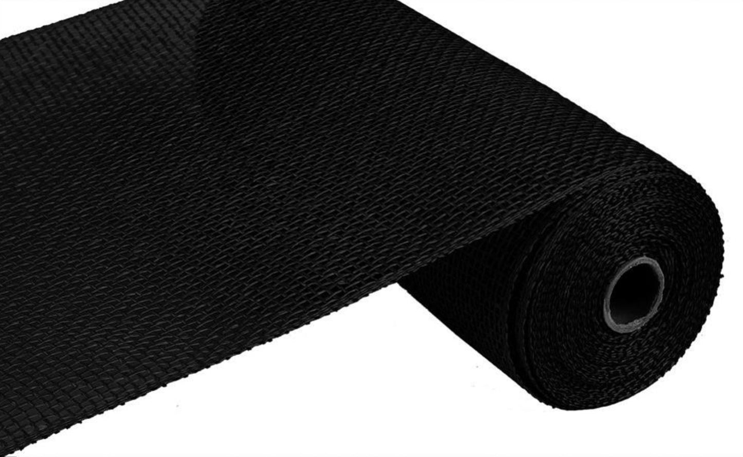 10”x10yd Black Poly Burlap Mesh