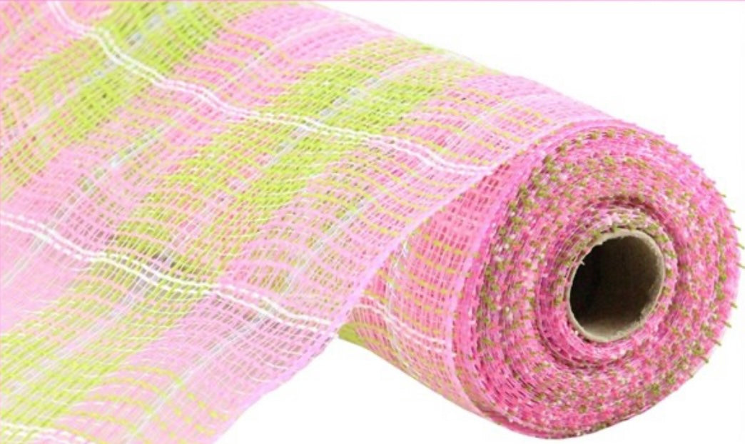 10.25” 10 Yards Jute Plaid Mesh