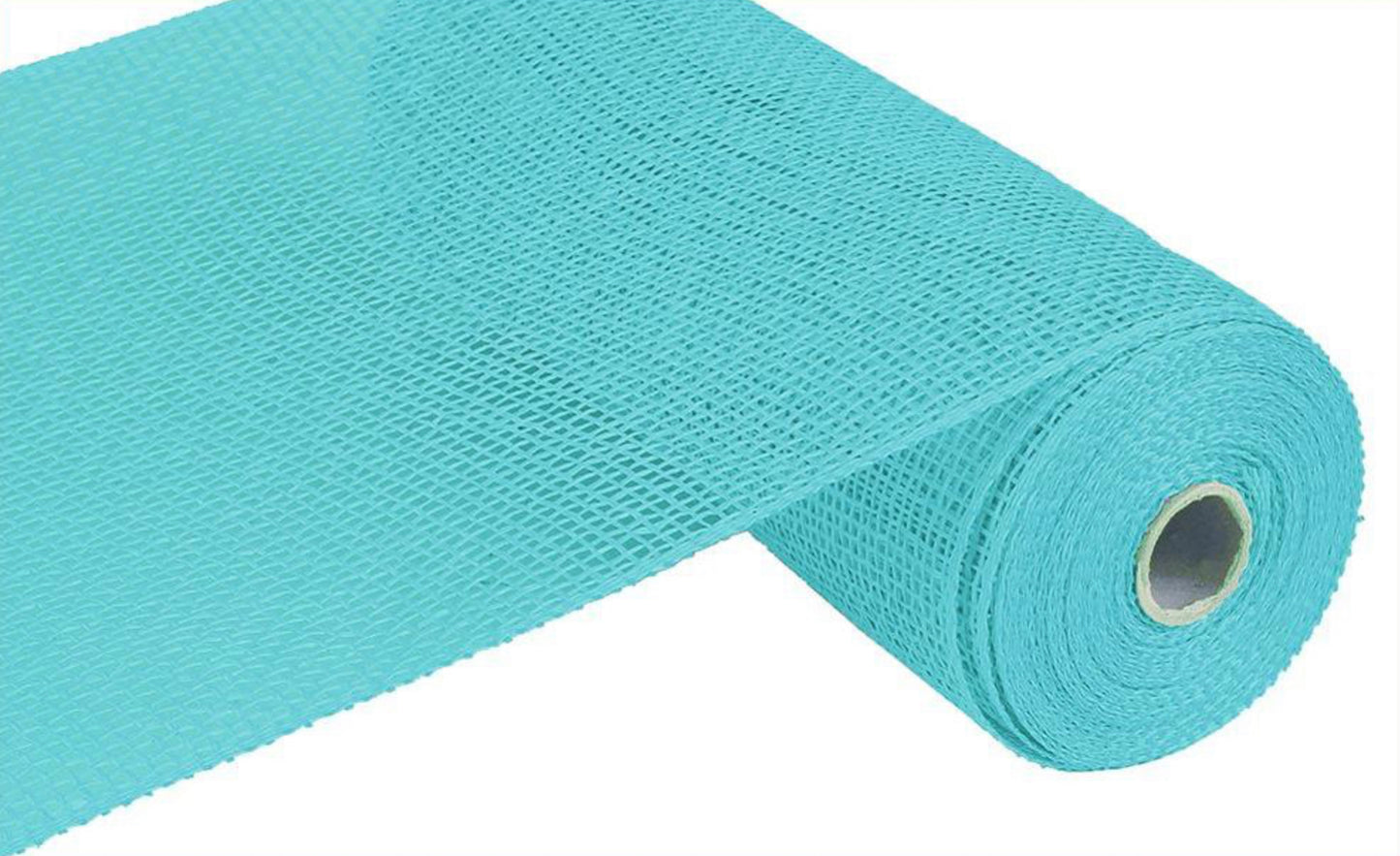 10”x10yd Turquoise Poly Burlap Mesh