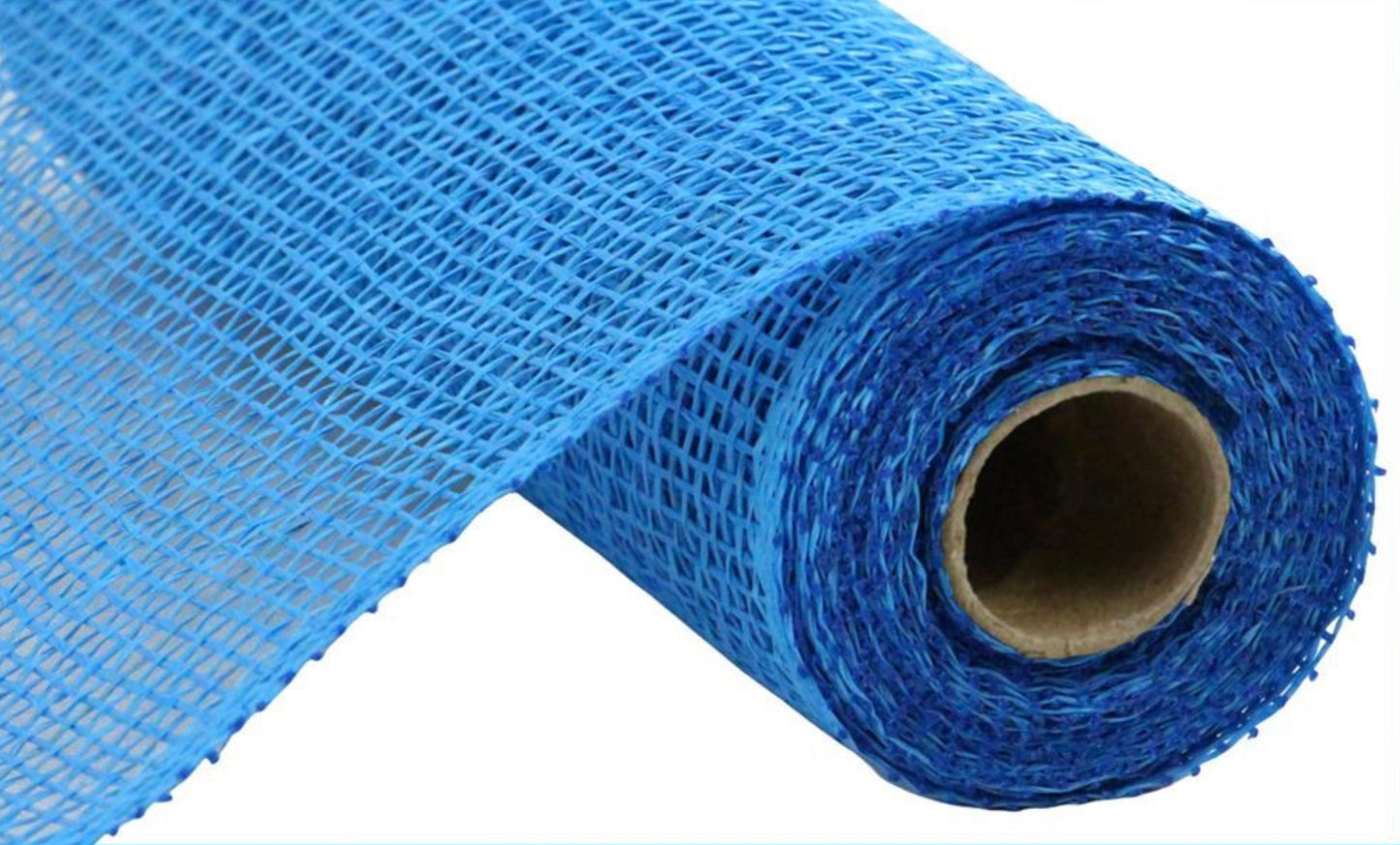 10”x10yd Blue Poly Burlap Mesh