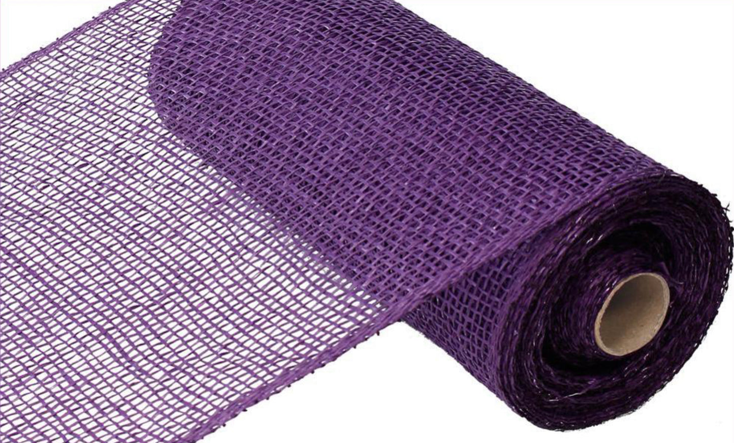 10”x10yd Purple Poly Burlap Mesh