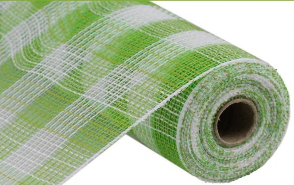 10.25” x 10 Yards Faux Jute Check Mesh