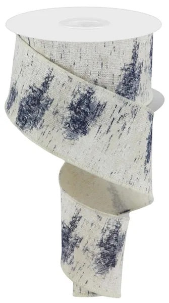 Wired Mossy Birch Bark Ribbon-2.5”x10 Yards