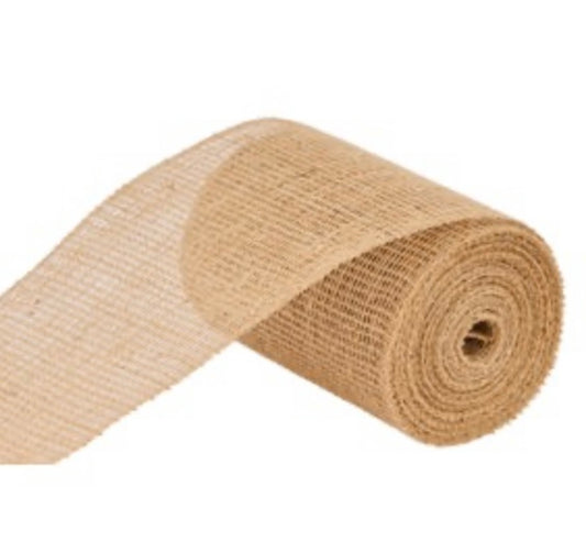 6”x10 Yards Natural Burlap Garland Jute Net