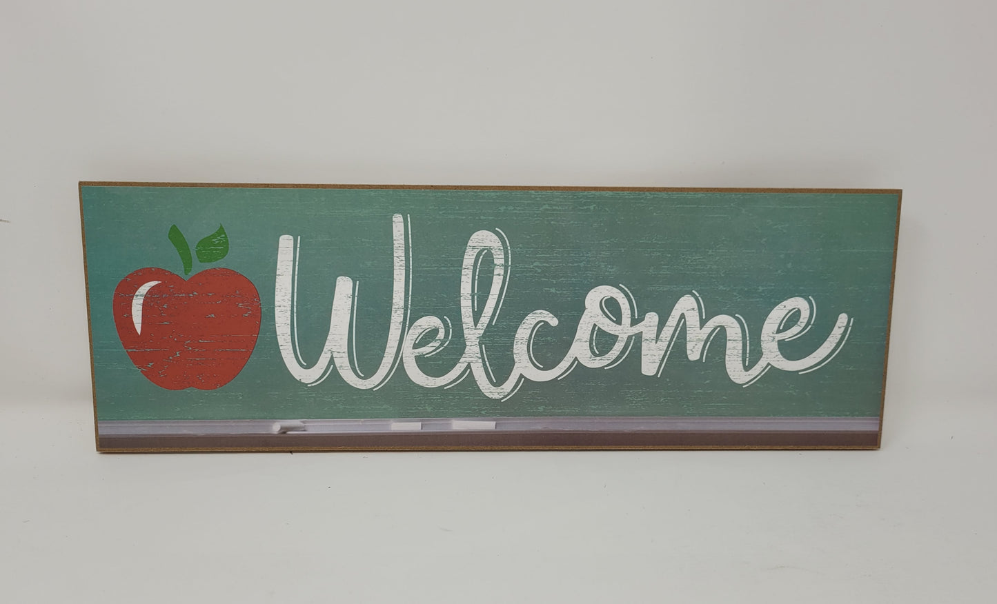 15”x5” Welcome Apple School Wreath Sign