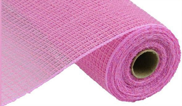 10.5” x 10 Yards Pink Check Fabric Mesh