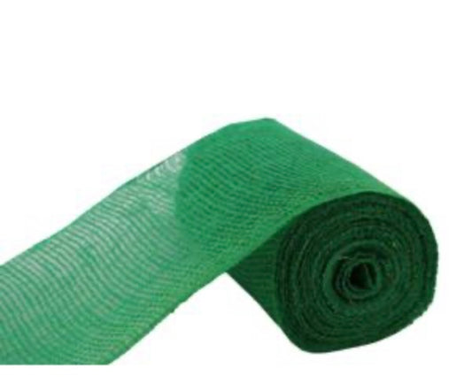 6”x10 Yards Green Burlap Garland Jute Net