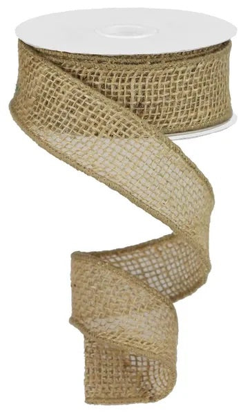 Natural Loose Weave Burlap Garland Jute Net- 1.5”x10 Yards