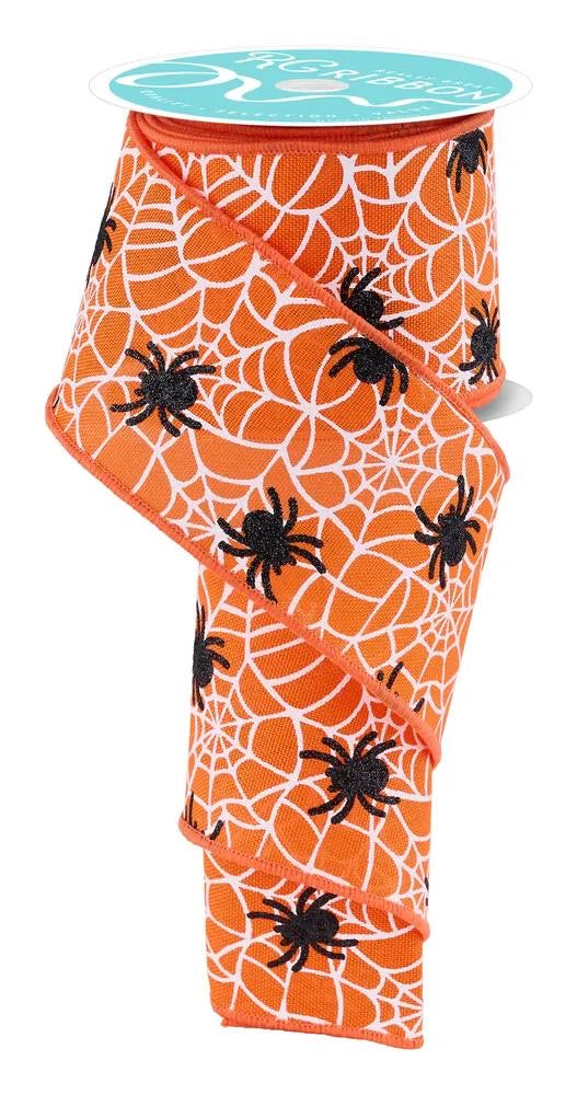 Wired Spider Web Ribbon-2.5”x10 Yards
