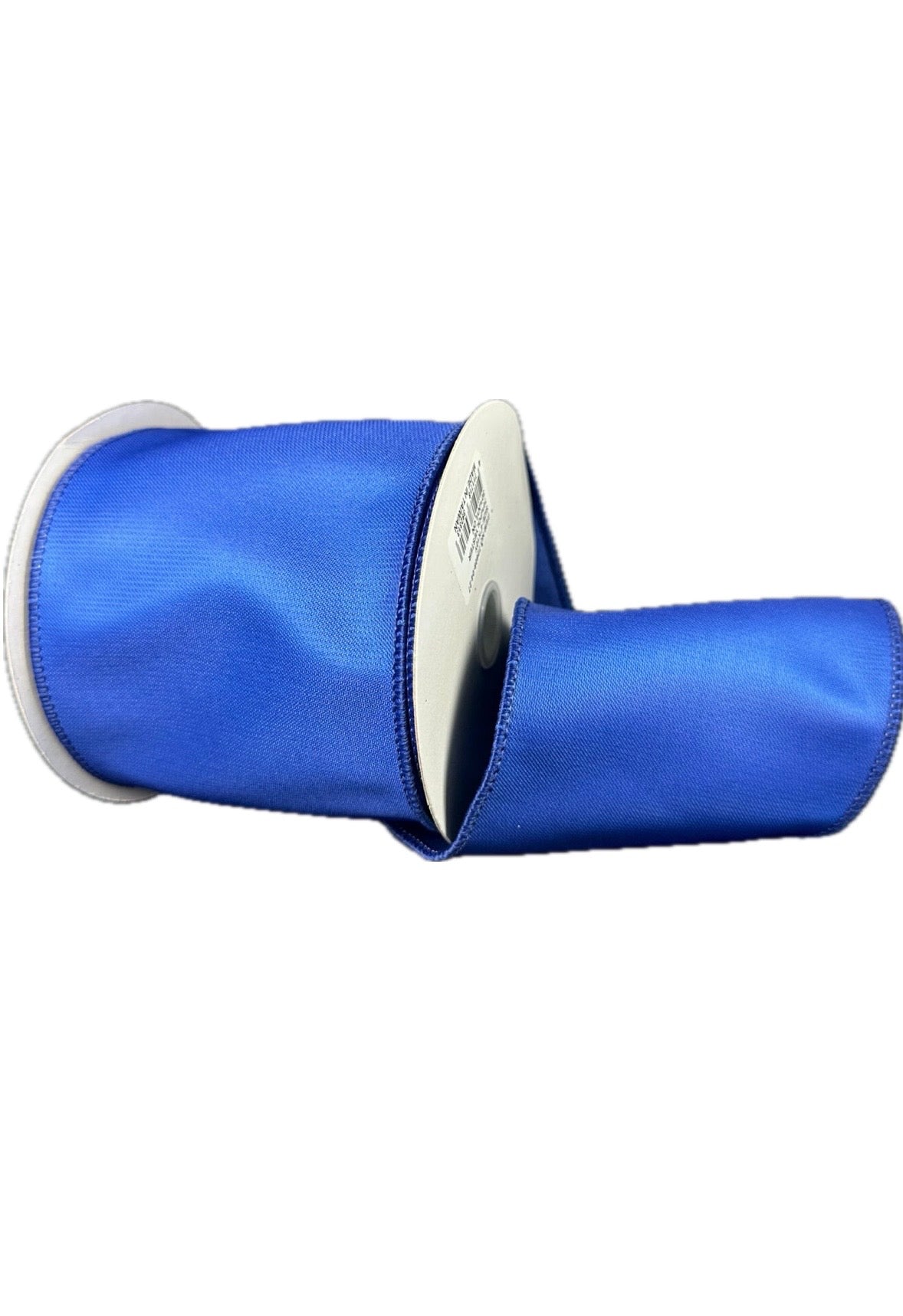 Wired Deep Blue Susannah Satin Ribbon- 4”x10” Yards