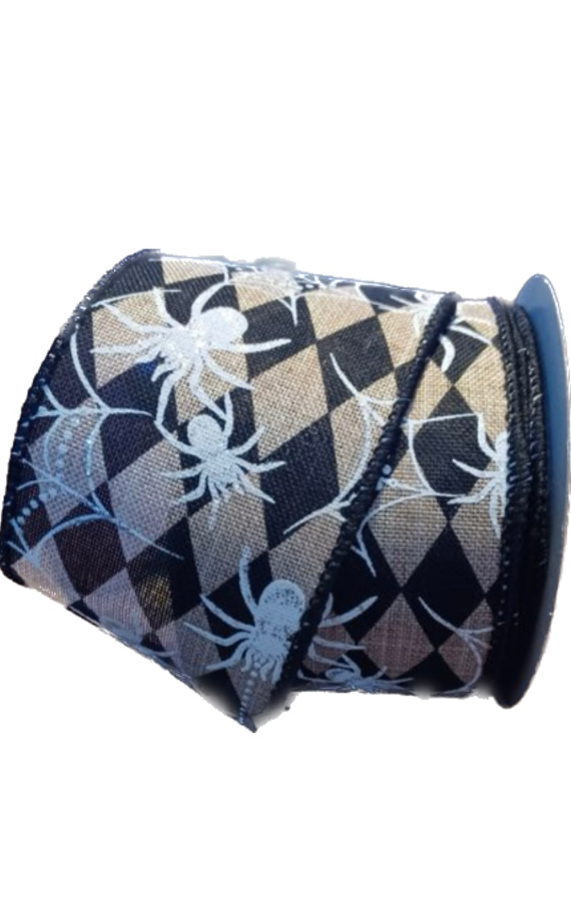 Wired Spider Web Ribbon-2.5”x10 Yards