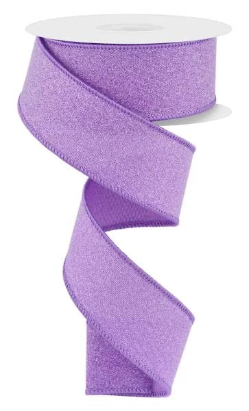 Wired Purple Crystal Shine on Royal Ribbon- 1.5”x10 Yards