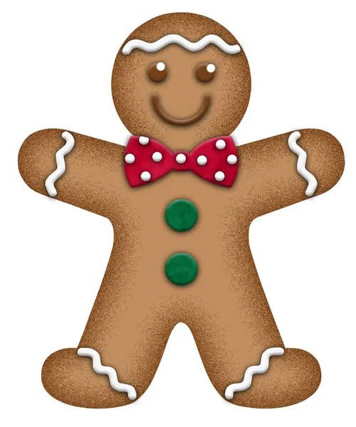 13”x10” Metal Embossed Gingerbread Boy Wreath Sign
