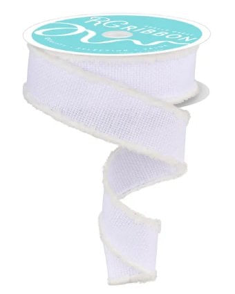 Wired White Cross Royal Drift Ribbon-1.5x10 Yards