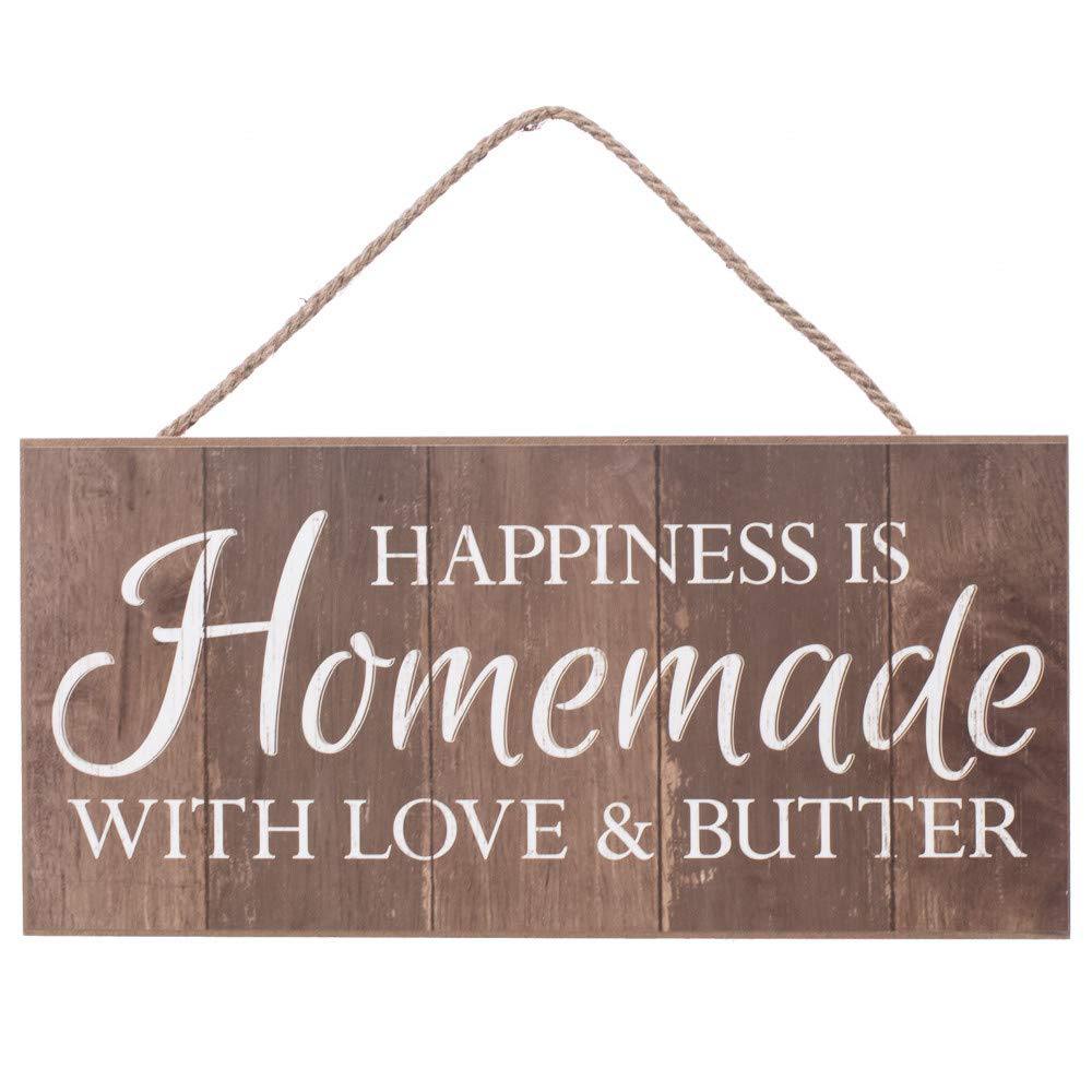 12.5"L x 6"H Happiness is Homemade Wreath Sign