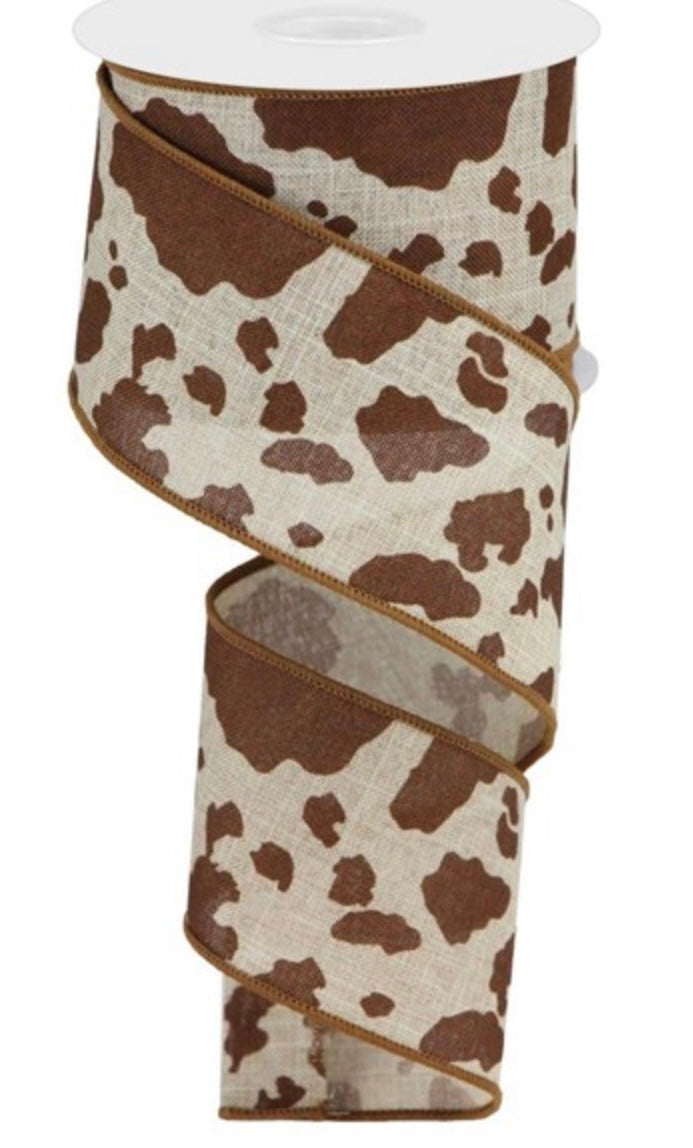Cow Ribbon 10 Yards - 2.5