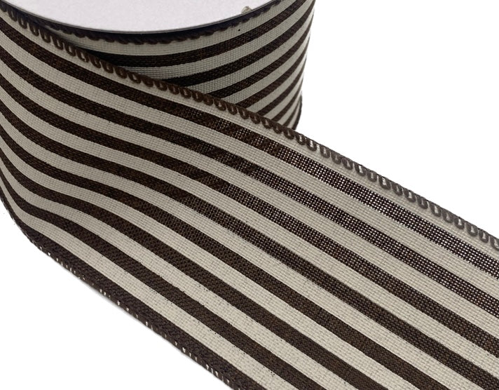 Chocolate Straw String Ribbon 10 Yards - 2.5