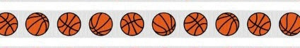 Unwired Basketball Ribbon-7/8”x25 Yards