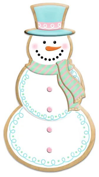 Metal Embossed Snowman with Pink and Blue Scarf Wreath Sign- 12”H x 6.5”L
