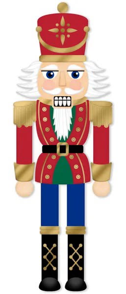 12”x4” Nutcracker Wreath Sign