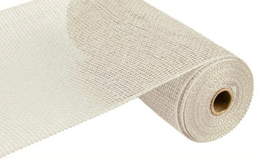 10”x10yd Cream Burlap Mesh