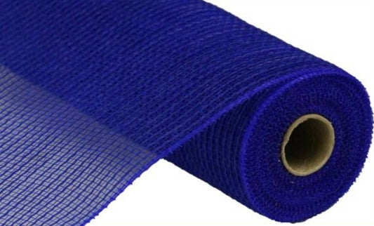 10.5” inch x 10 Yards Royal Blue Stripe Fabric Mesh