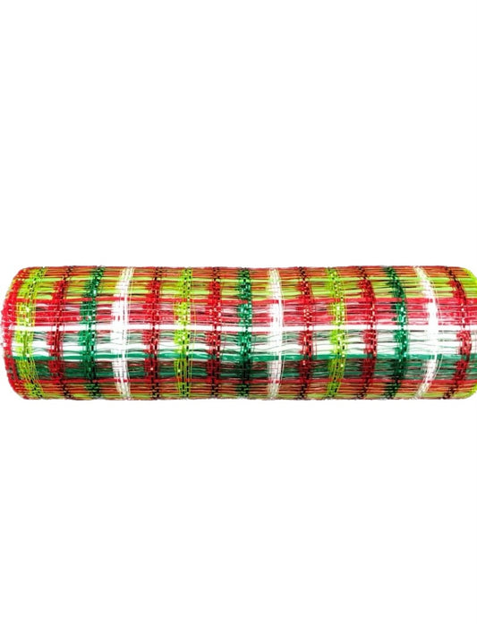 10”x10yd Holiday Wide Weave Mesh