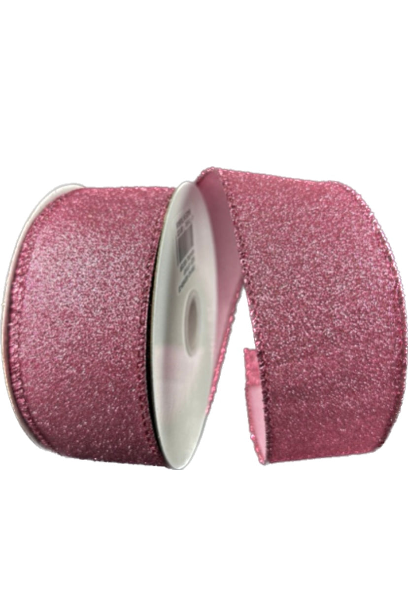 Wired Pink All Flat Glitter- 1.5”x10 Yards