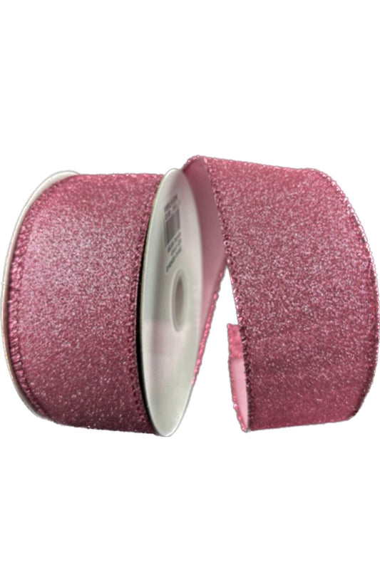 Wired Pink All Flat Glitter- 1.5”x10 Yards