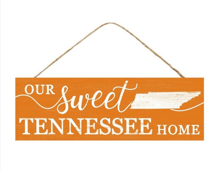 15”x5” MDF Our Sweet Tennessee Home Wreath Sign