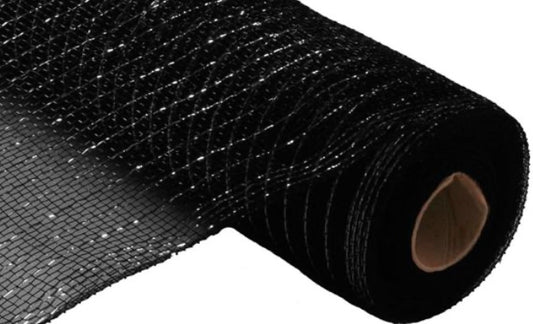 10”x10yd Black Foil Mesh