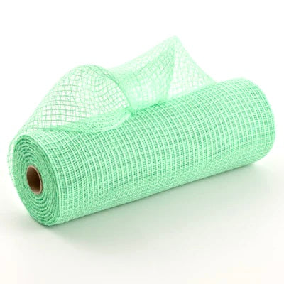 10 Inch x 10 Yards Mint Green Fabric Mesh